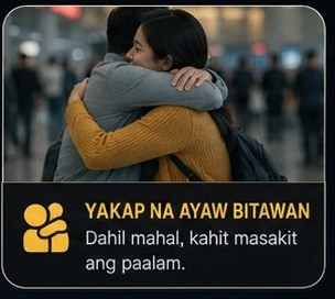 Yakap na ayaw bitawan
